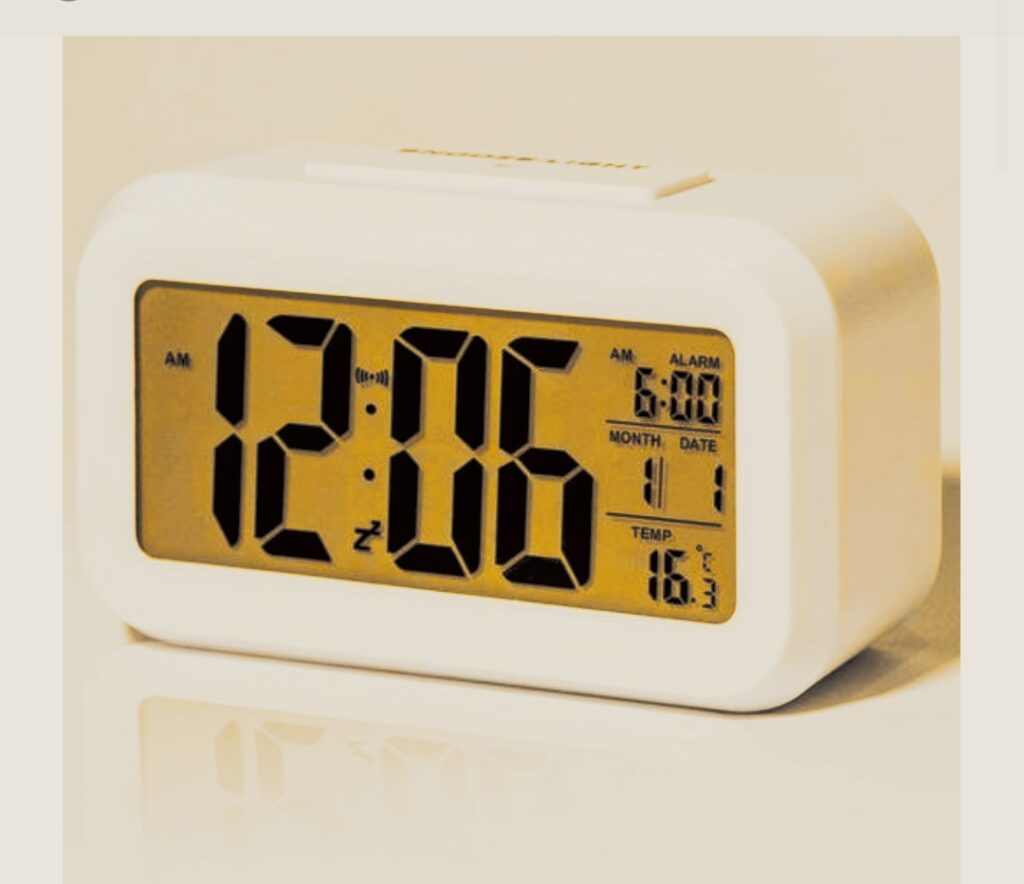 Digital backlight clock